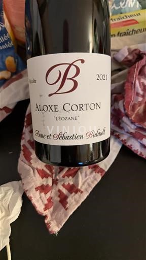 Borgoña Aloxe-Corton Grand Cru Anne et Sébastien Bidault L%c3%a9ozane 2021