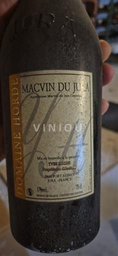 Jura Macvin du Jura Domaine Horde 2017