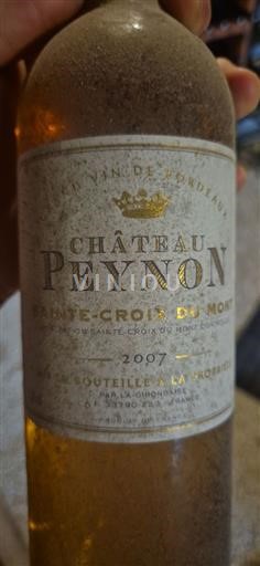 Bordeaux Sainte-Croix-Du-Mont Château Peynon 2007