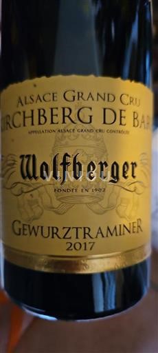 Alsace Grand Cru Wolfberger Gewurztraminer 2017