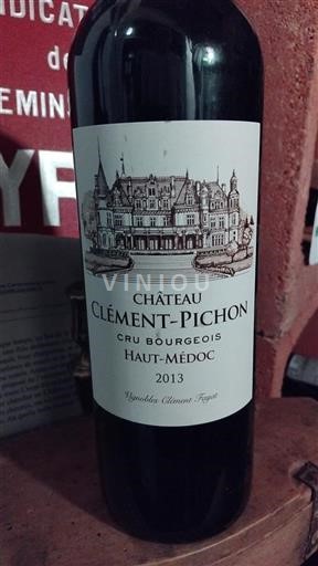 Bordeaux Haut-Médoc Cru Bourgeois Château Clément-Pichon 2013