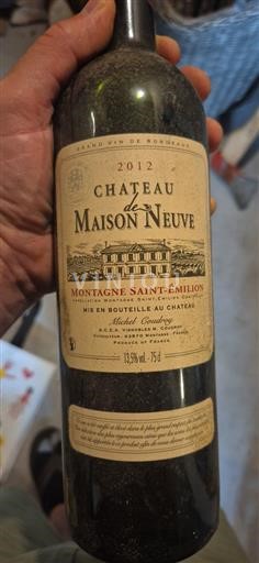 Burdeos Montagne-Saint-Émilion Château Maison Neuve 2012