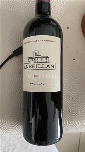 Bordeaux Pauillac Anseillan 2018