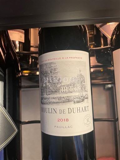 Bordeaux Pauillac Moulin de Duhart 2018