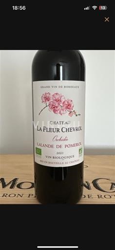 Bordeaux Lalande-de-pomerol Château La Fleur Chevrol Orchidée 2021
