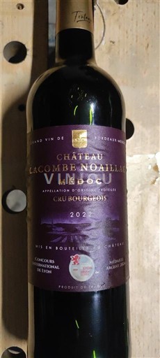 Bordeaux Médoc Cru Bourgeois Château Lacombe Noaillac 2021