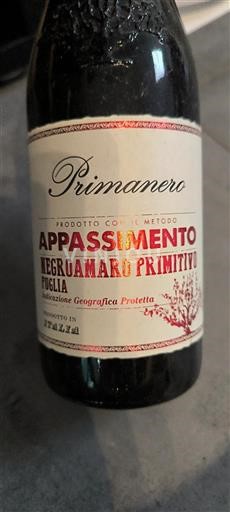 Apulia No especificado Primanero Appassimento 2021