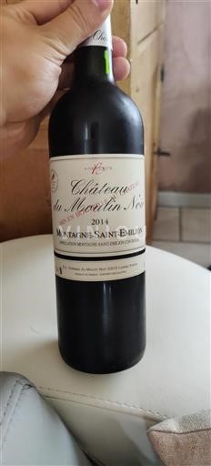 Bordeaux Montagne-Saint-Émilion Château Moulin Noir 2014
