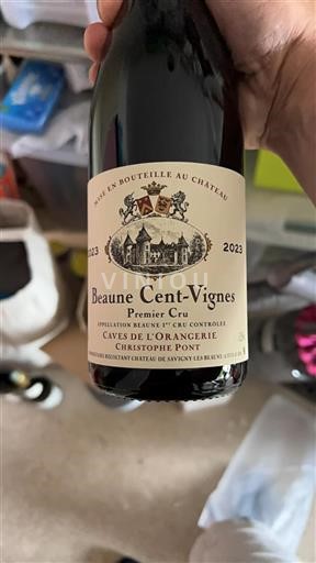 Burgund Beaune Premier Cru Caves de l'Orangerie Beaune Cent-Vignes 2023