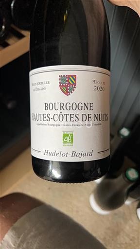 Burgundy Hautes Côtes de Nuits Hudelot-Baillet 2020