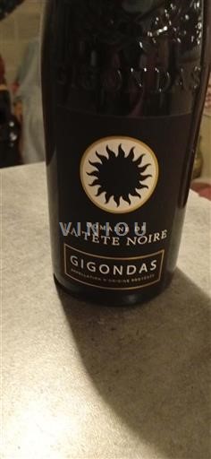 Thung lũng Rhône Gigondas Domaine La Tête Noire 2022