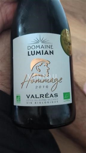 Rhône-dalen Cornas Domaine Lumian Hommage 2016