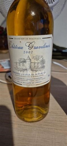 Bordeaux Premières-côtes-de-bordeaux Château Gravelines 2002