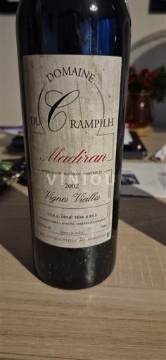 Lounais-Ranska Madiran Domaine Crampilh Vignes Vieilles 2002