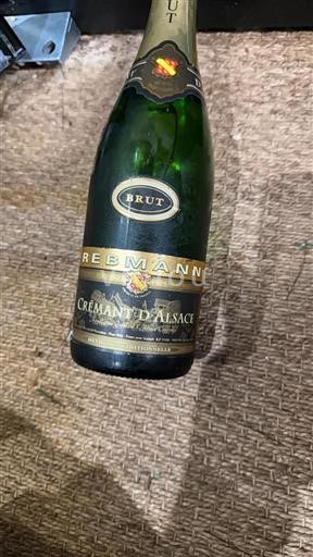 Vin Effervescent Blanc brut Rebmann Non millésimé France Alsace Crémant-d'alsace AOC