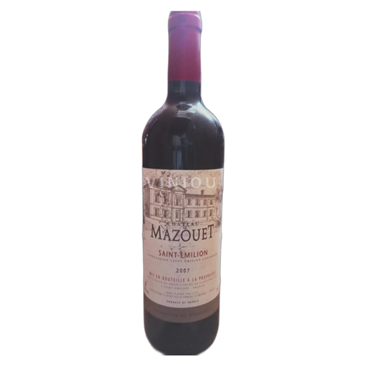 Bordeaux Saint-Émilion Château Mazouet 2007