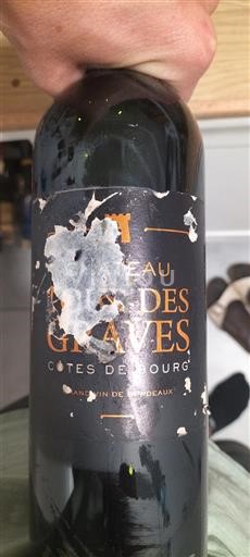 Burdeos Côtes-de-bourg Château Des Graves 2020