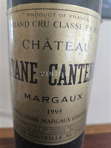 Bordeaux Margaux Grand Cru Château Brane-Cantenac 1995