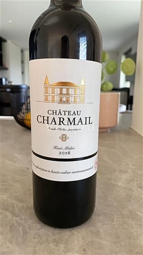Bordo Haut-Médoc Château Charmail 2016