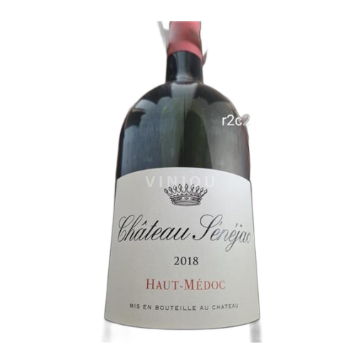 Vin Rouge sec Château Sénéjac 2018 France Bordeaux Haut-Médoc AOC