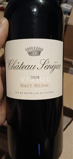 Bordeaux Haut-Médoc Château Sénéjac 2018