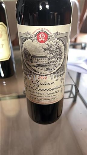 Bordeaux Lalande-de-Pomerol Château La Commanderie 2022