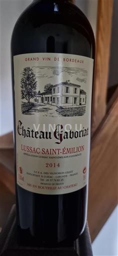 Bordeaux Lussac-Saint-Émilion Château Gaboriat 2014