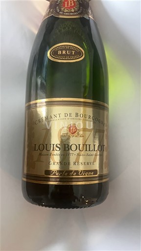 Бургундія Крémant-де-бургонь Louis Bouillot Perle de Vigne Grande Réserve Без вінтажу