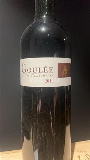 Bordeaux Médoc Cos Estournel Goulée 2010