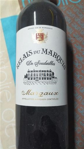 Bordeaux Margaux Relais du Marquis de Soudeilles 2015