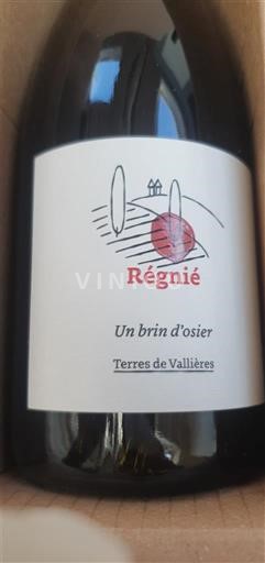 Beaujolais Régnié Terres de Vallières Un brin d'osier 2023