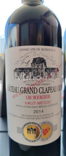 Bordeaux Haut-Médoc Cru Bourgeois Château Grand Clapeau Oldey 2014