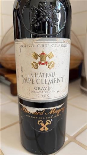 Bordeaux Pessac-Léognan Grand Cru Pape Clément 2009