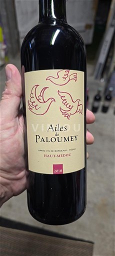 Bordeaux Haut-Médoc Château Paloumey Ailes de Paloumey 2018