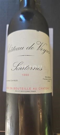Bordeaux Sauternes Château Veyres 1980