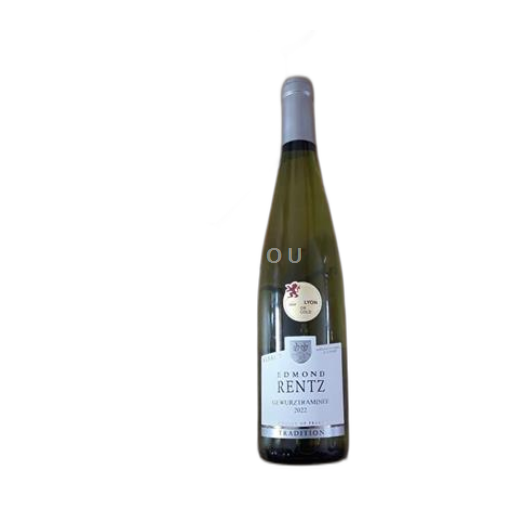 Vin Blanc moelleux Domaine Edmond Rentz 2022 France Alsace Gewurztraminer AOC Grand Cru hve
