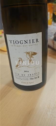 Languedoc Ikke specificeret Le Temps des Grives 2014