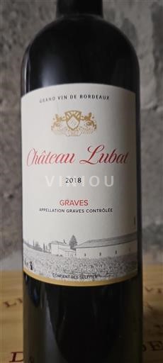 Bordéus Graves Château Lubat 2018