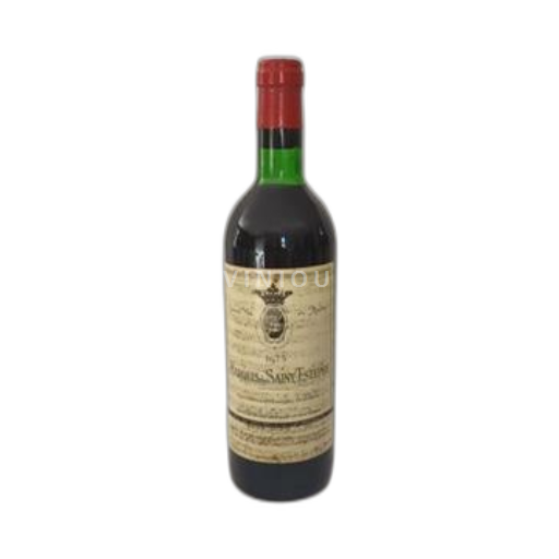 Vin Rouge sec Marquis de Saint Estèphe 1975 France Bordeaux Saint-Estèphe AOC