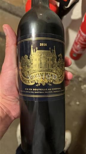 Bordeaux Margaux Grand Cru Château Palmer 2016