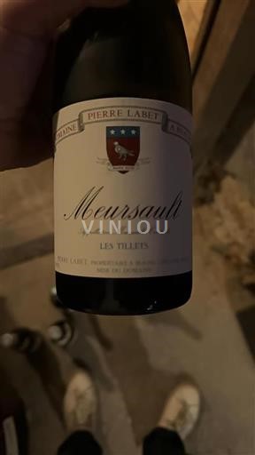 Borgogna Meursault Domaine Pierre Labet Les Tillets 2019