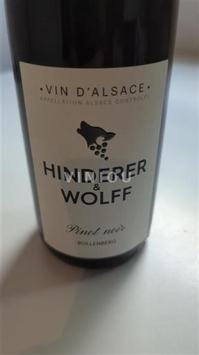 Alsace Hinderer & Wolff Pinot Noir Bollenberg 2022