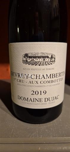 Burgundy Gevrey-Chambertin Premier Cru Domaine Dujac Aux Combottes 2019