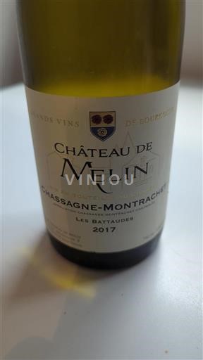Burgund Chassagne-Montrachet Château Melin Les Battaudes 2017