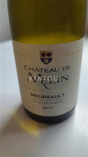 Borgonha Meursault Château Meulin Les Grands Charrons 2017