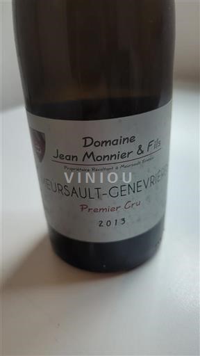 Burgundija Meursault Premier Cru Domaine Jean Monnier & Fils 2013