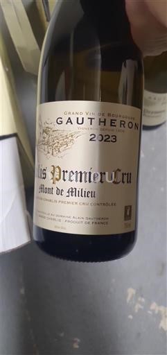 Bourgogne Chablis Premier Cru Gautheron Mont de Milieu 2023