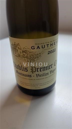 Bourgogne Chablis Premier Cru Domaine Alain Gautheron Montmains - Vieilles Vignes 2022