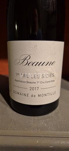 Borgogna Beaune Premier Cru Domaine Montille 1er Cru Les Sizies 2017
