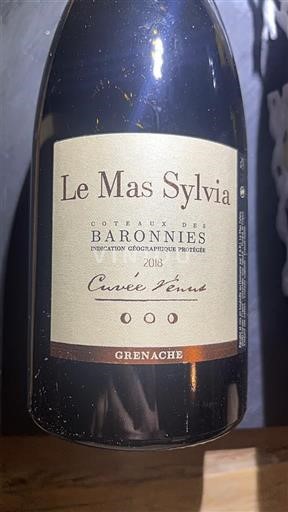 Alpi și Țara Rodanezilor Dealurile Baroniei Le Mas Sylvia Vénus 2018